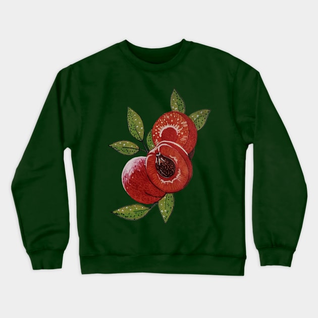 apricot Crewneck Sweatshirt by tetiana12.art